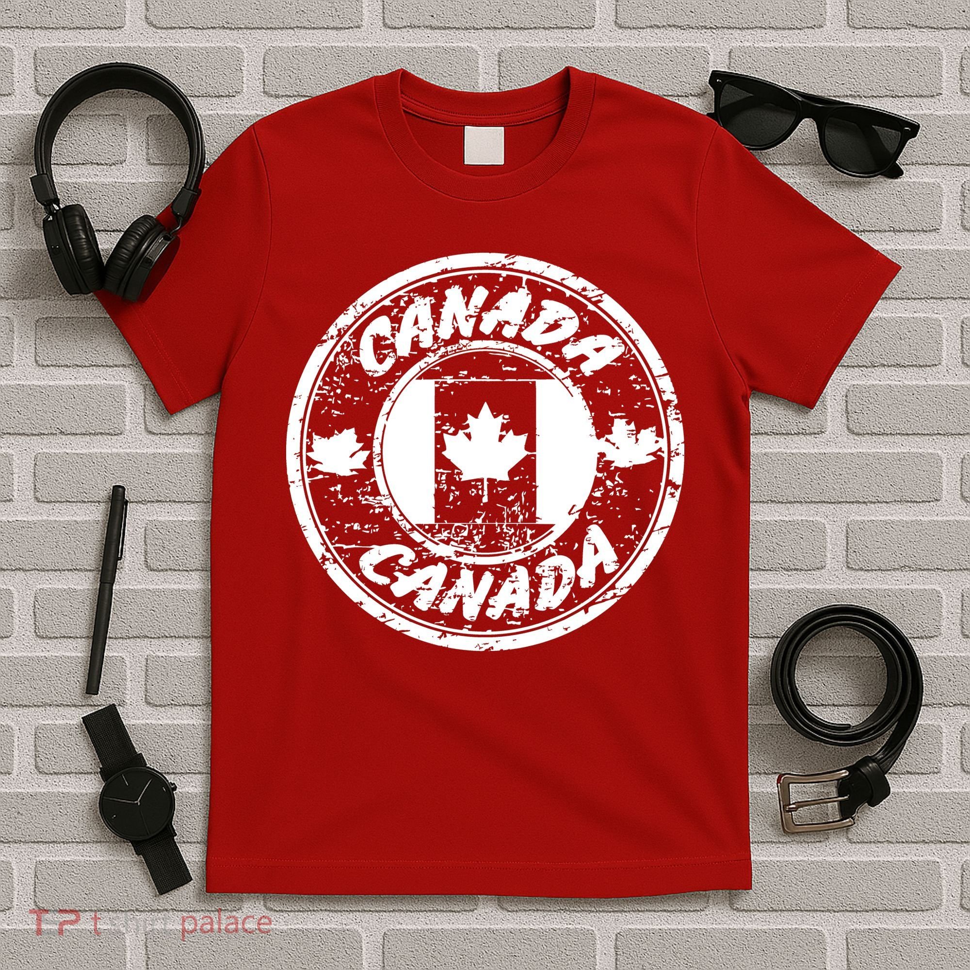 Canada Retro Circle T-Shirt