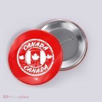 Canada Retro Circle Button thumb 0