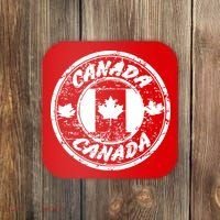 Canada Retro Circle Coaster thumb 0