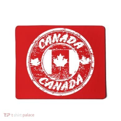 Canada Retro Circle Mousepad