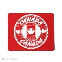 Canada Retro Circle Mousepad thumb 0