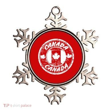 Canada Retro Circle Ornament