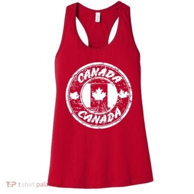 Canada Retro Circle Women's Tank Top