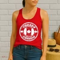 Canada Retro Circle Women's Tank Top thumb 2