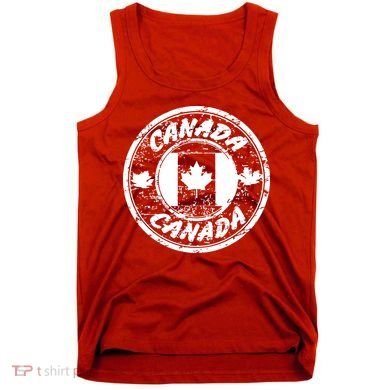 Canada Retro Circle Tank Top