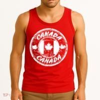 Canada Retro Circle Tank Top thumb 3