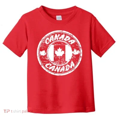 Canada Retro Circle Toddler T-Shirt
