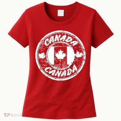 Canada Retro Circle Women's T-Shirt