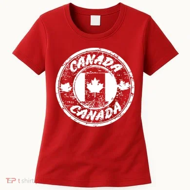 Canada Retro Circle Women's T-Shirt