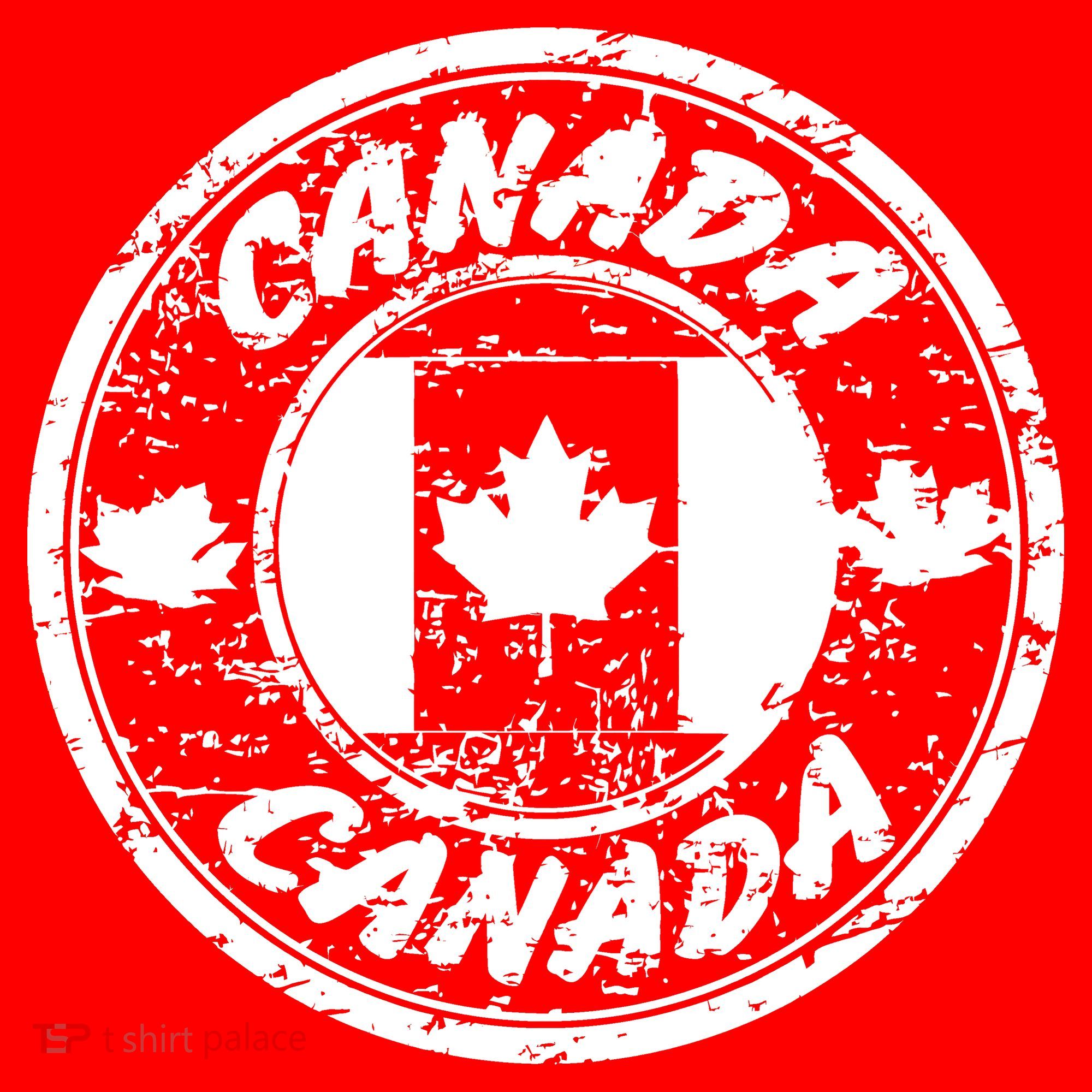 Canada Retro Circle Women's T-Shirt