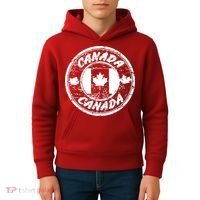 Canada Retro Circle Kids Hoodie thumb 4