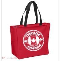 Canada Retro Circle Tote Bag thumb 2