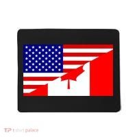 Canadian American USA Flag Mousepad thumb 0