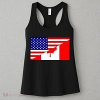 Canadian American USA Flag Women's Tank Top thumb 3