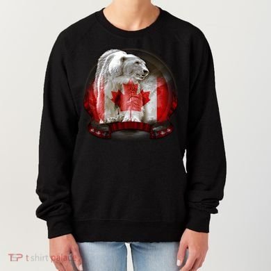 Canadian Polar Bear Wildlife Women's Sweatshirt
