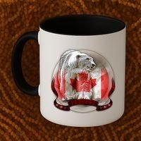 Canadian Polar Bear Wildlife Coffee Mug thumb 2