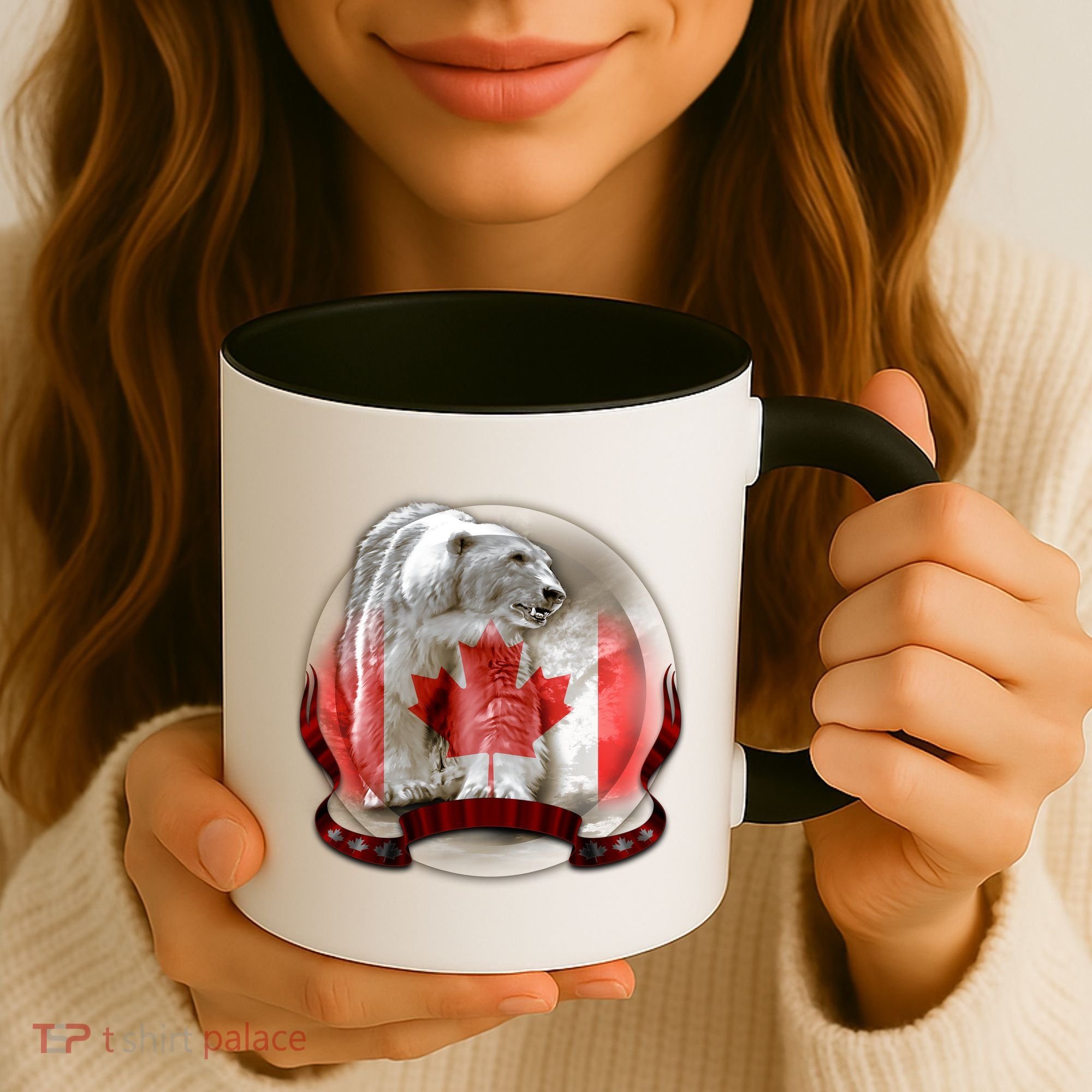 Canadian Polar Bear Wildlife Coffee Mug