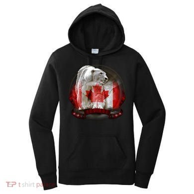 Canadian Polar Bear Wildlife Women's Hoodie