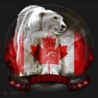 Canadian Polar Bear Wildlife Women's Hoodie thumb 2