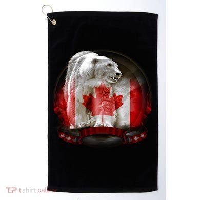 Canadian Polar Bear Wildlife Golf Towel