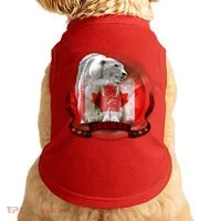 Canadian Polar Bear Wildlife Doggie Tank thumb 0