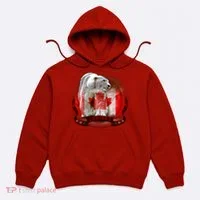 Canadian Polar Bear Wildlife Hoodie thumb 0