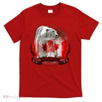 Canadian Polar Bear Wildlife T-Shirt