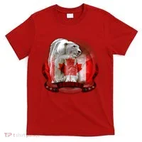Canadian Polar Bear Wildlife T-Shirt thumb 0