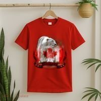 Canadian Polar Bear Wildlife T-Shirt thumb 2