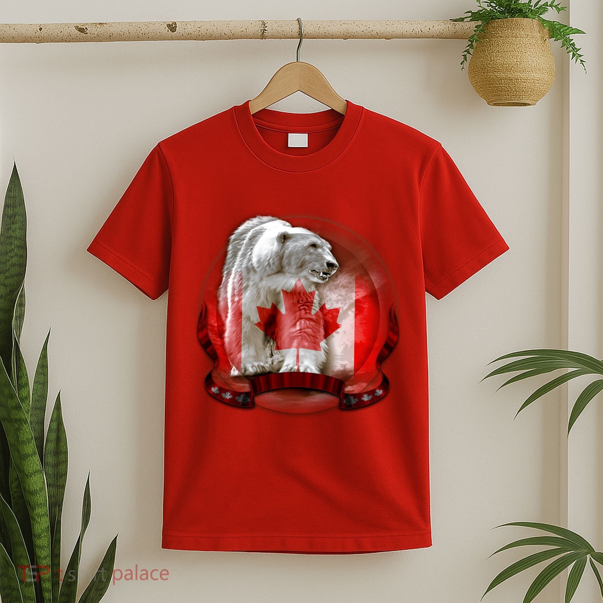 Canadian Polar Bear Wildlife T-Shirt