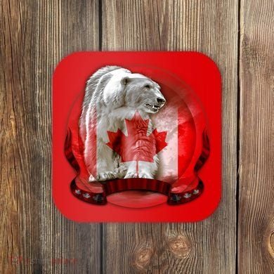 Canadian Polar Bear Wildlife Coaster