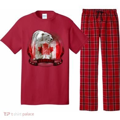 Canadian Polar Bear Wildlife Pajama Set