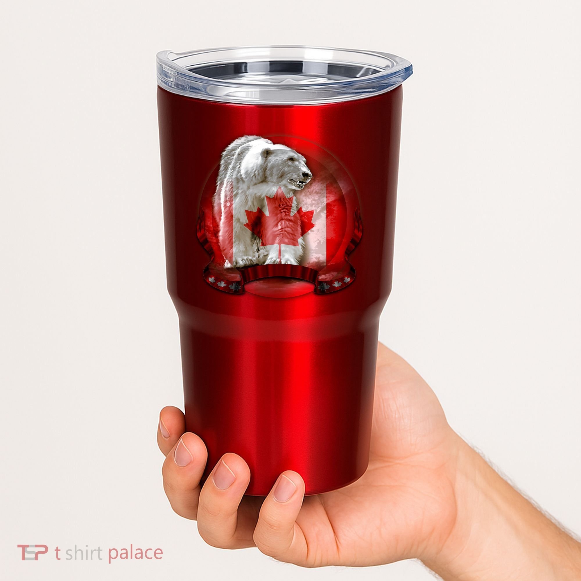 Canadian Polar Bear Wildlife Tumbler