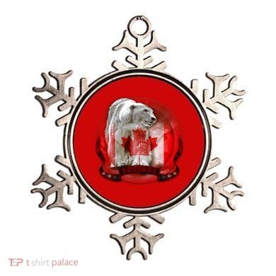 Canadian Polar Bear Wildlife Ornament