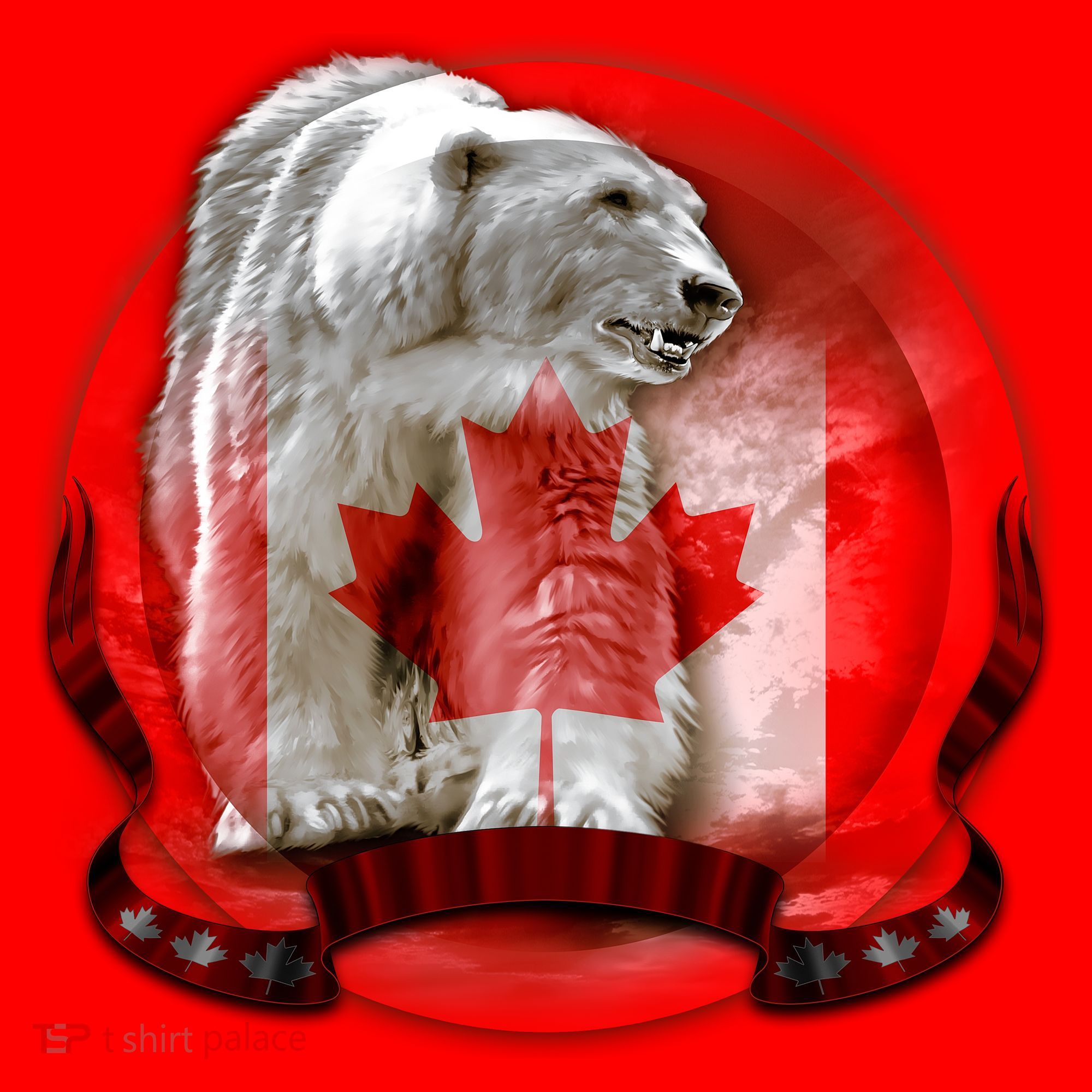 Canadian Polar Bear Wildlife Women's Tank Top