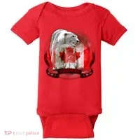 Canadian Polar Bear Wildlife Baby Bodysuit thumb 0