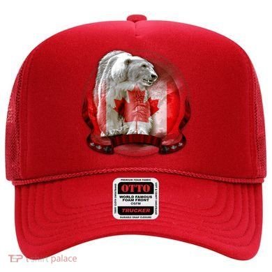 Canadian Polar Bear Wildlife Hat