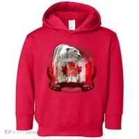 Canadian Polar Bear Wildlife Toddler Hoodie thumb 0