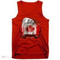 Canadian Polar Bear Wildlife Tank Top thumb 0