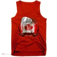 Canadian Polar Bear Wildlife Tank Top thumb 0