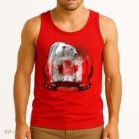 Canadian Polar Bear Wildlife Tank Top thumb 3