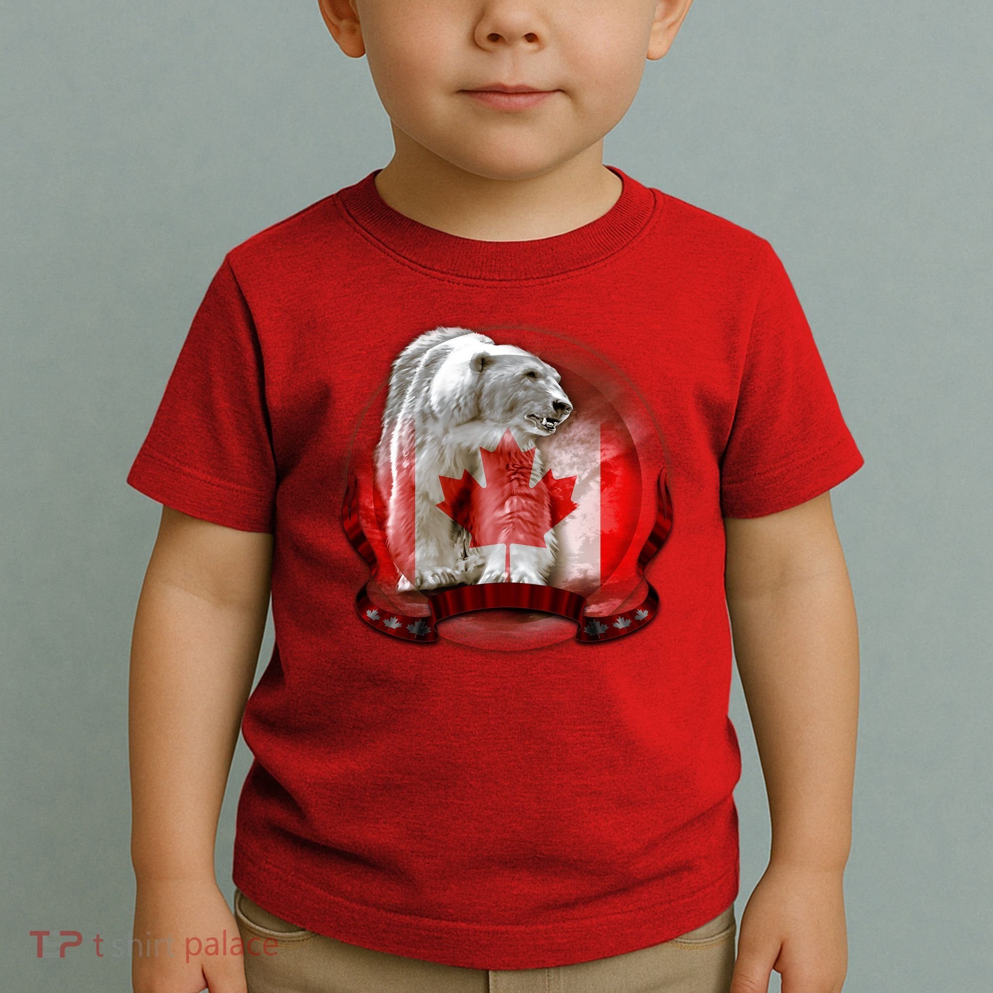 Canadian Polar Bear Wildlife Toddler T-Shirt