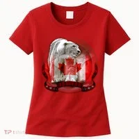 Canadian Polar Bear Wildlife Women's T-Shirt thumb 0