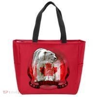 Canadian Polar Bear Wildlife Tote Bag thumb 0