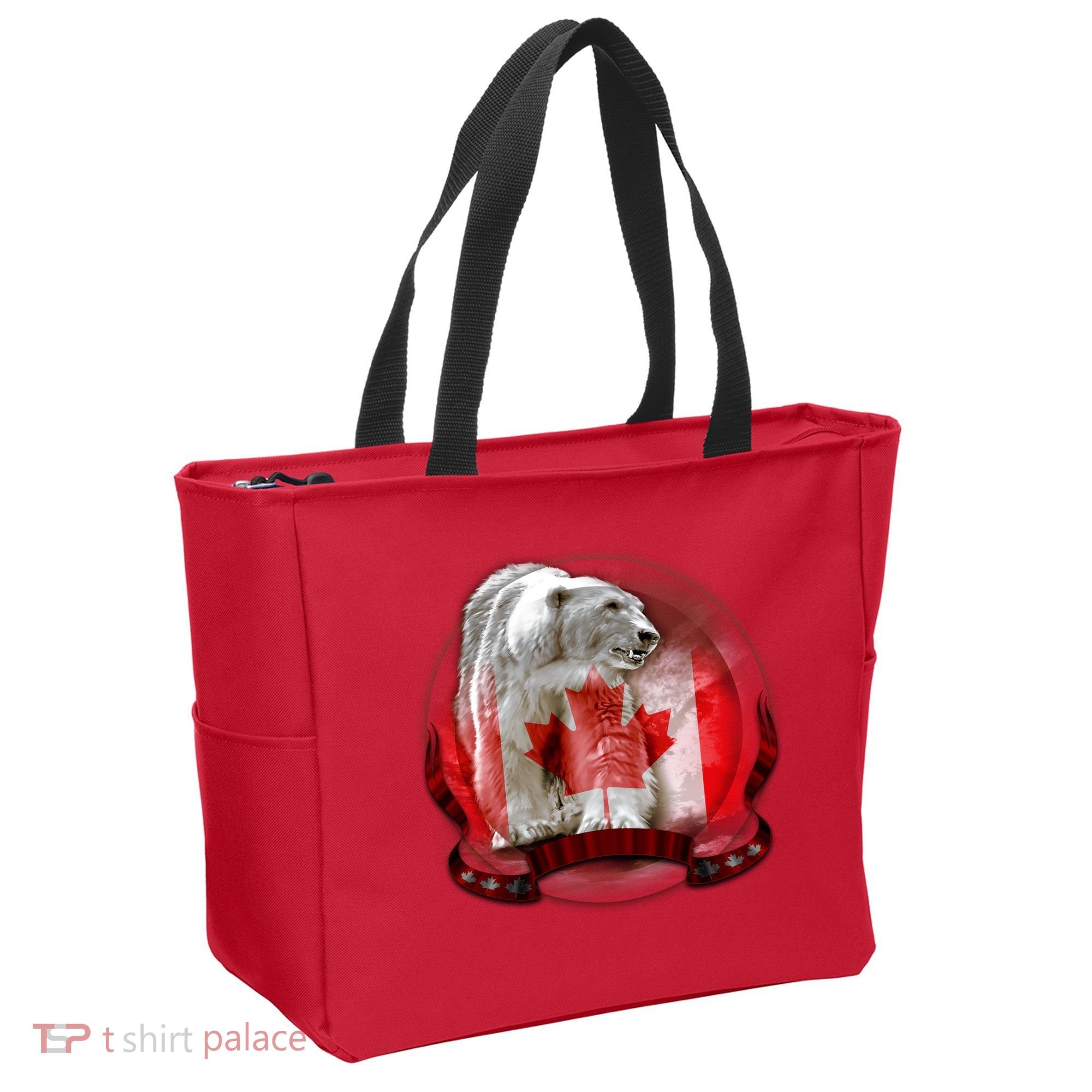 Canadian Polar Bear Wildlife Tote Bag
