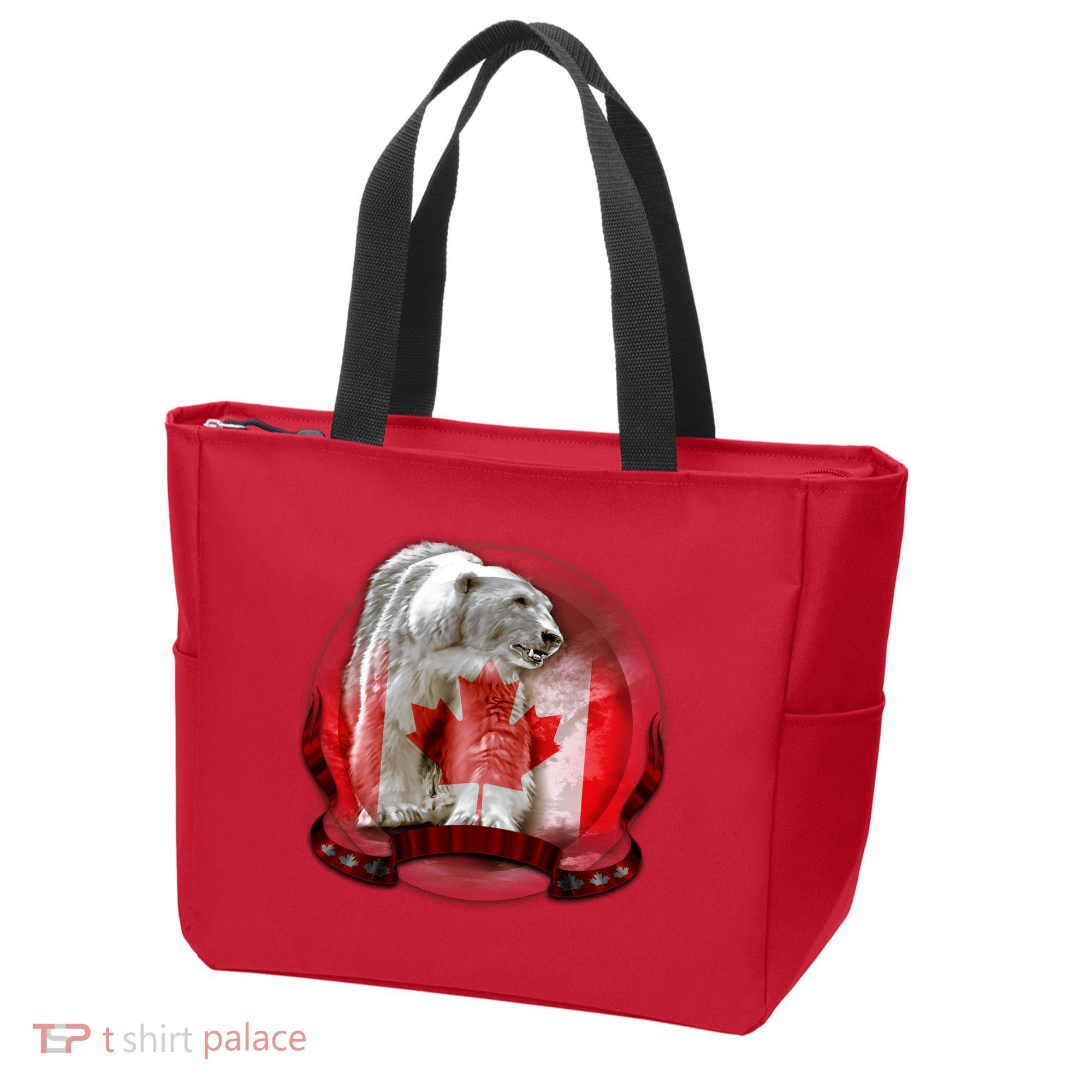 Canadian Polar Bear Wildlife Tote Bag