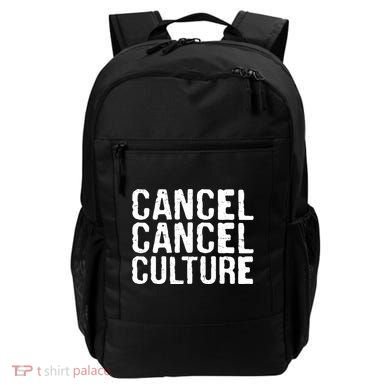 Cancel Cancel Culture Distressed Backpack