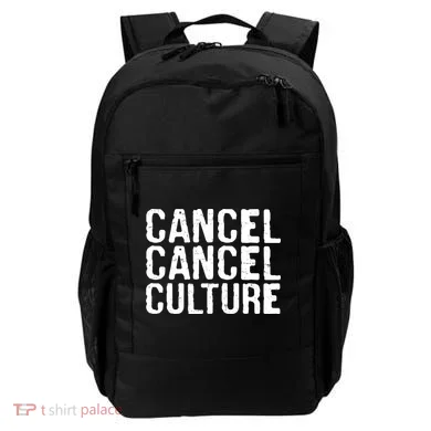 Cancel Cancel Culture Distressed Backpack