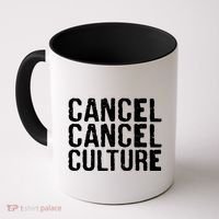 Cancel Cancel Culture Distressed Coffee Mug thumb 0
