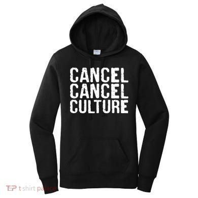 Cancel Cancel Culture Distressed Women's Hoodie